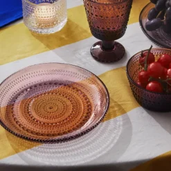 Kastehelmi tallerken 17 cm røsslyng