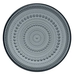 Kastehelmi tallerken 17 cm mørk grå