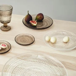 Kastehelmi tallerken 17 cm klar