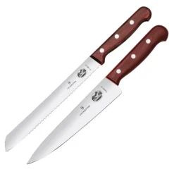 Kebony knivsett kokke- og brødkniv 2 deler