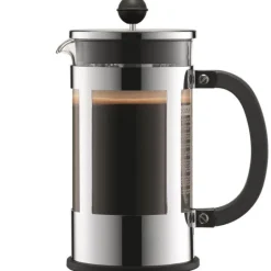 Kenya presskanne 1 L 8 kopper forkrommet