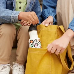 Kid Classic Narrow flaske 0,35L med sportslokk Leopard Print