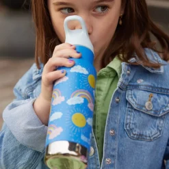 Kid Classic Narrow termoflaske 0,35L med sportslokk Rainbows