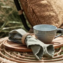 Kind serviettringer 4 stk natur