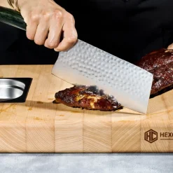 Kinesisk kokkekniv 18 cm damask