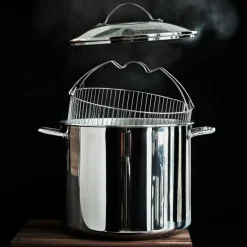 Kitchen Essentials gryte m/dampkurv 18L