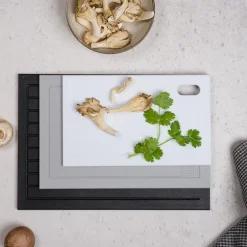 Kitchen Things skjærebrett 3 stk 34x24 cm grå/sand/krem