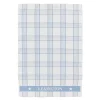 Kjøkkenhåndkle ruter 50x70 cm hvit/blå