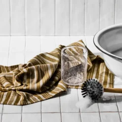 Kjøkkenhåndkle 70x50 cm 2 stk mørk oliven