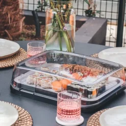 Kjøleplate 33x36 cm svart