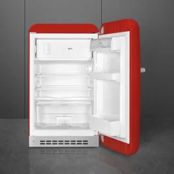 Kjøleskap FAB10R høyrehengt rød
