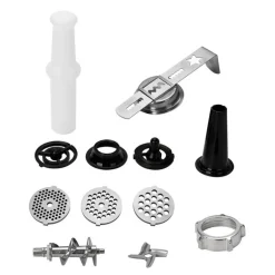 Kjøttkvern m/tilbehør svart