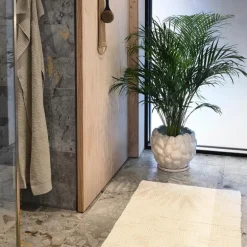 Klast vase/blomsterpotte 31 cm offwhite