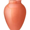 Knabstrup vase 27 cm korall