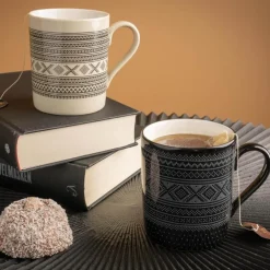 Knit krus 35 cl svart