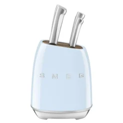 Knivblokk m/6 kniver KBSF02 pastellblå