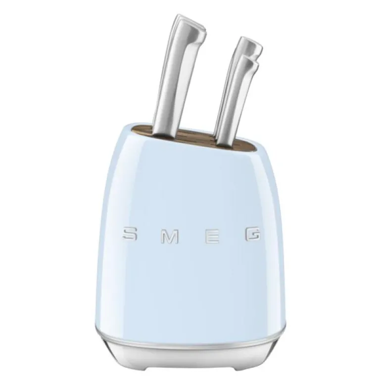 Knivblokk m/6 kniver KBSF02 pastellblå