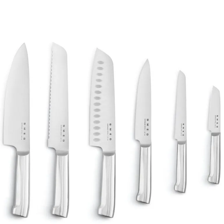 Knivblokk m/6 kniver KBSF02 svart