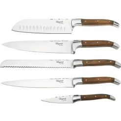 Knivsett 5 deler oliventre