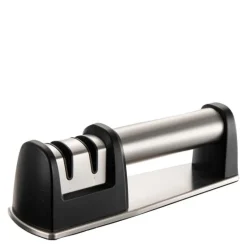 Knivsliper 20 cm svart/børstet