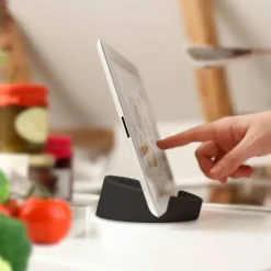 Kokebokstativ til nettbrett/mobil 11,4 cm svart