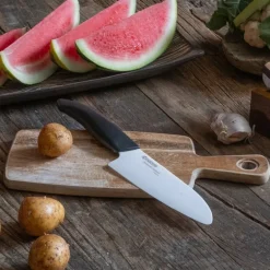 Kokkekniv 14 cm svart