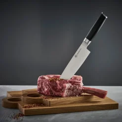 Kokkekniv 22 cm svart