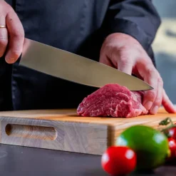 Kokkekniv 22 cm svart