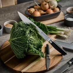 Kokkekniv 22 cm svart