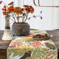 Koltrast løper 35x120 cm