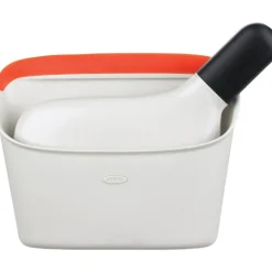 Kompakt kost- og feiebrettsett hvit