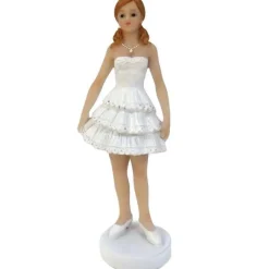 Konfirmant jente hvit