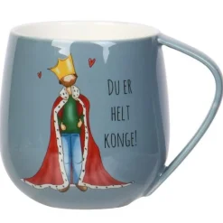 Konge krus 40 cl grå blå/multi