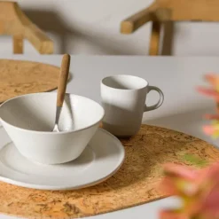 Kork dekkebrikke 4 stk organisk