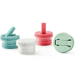 Kork med vippetut blågrønn