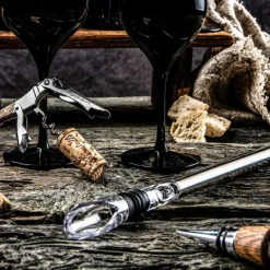 Korketrekker set oak