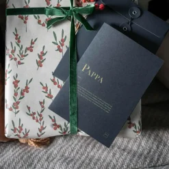 Kort brettet pappa 16,8x21,8 cm svart