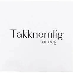 Kort 8x8 cm takknemlig for deg