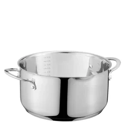 Kosmo gryte med glasslokk 5,1L stål