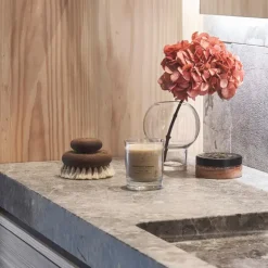 Kras duftlys 8,5x10 cm krystallisert stearin karamell