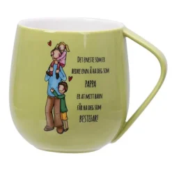 Krus 40 cl bestefar lys grønn