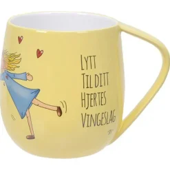 Krus 47 cl lytt lys gul