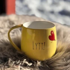 Krus 47 cl lytt lys gul