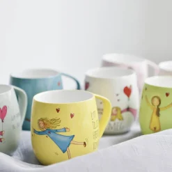 Krus 47 cl lytt lys gul