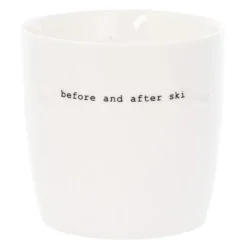 Krus before and after ski 30 cl hvit