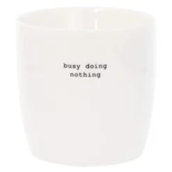 Krus busy doing nothing 30 cl hvit