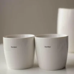 Krus farmor 30 cl hvit