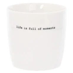 Krus life is full 30 cl hvit