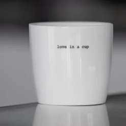 Krus love in a cup 30 cl hvit