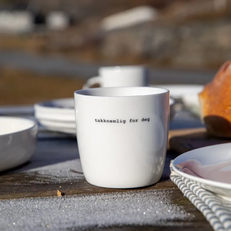 Krus takknemlig for deg 30 cl hvit